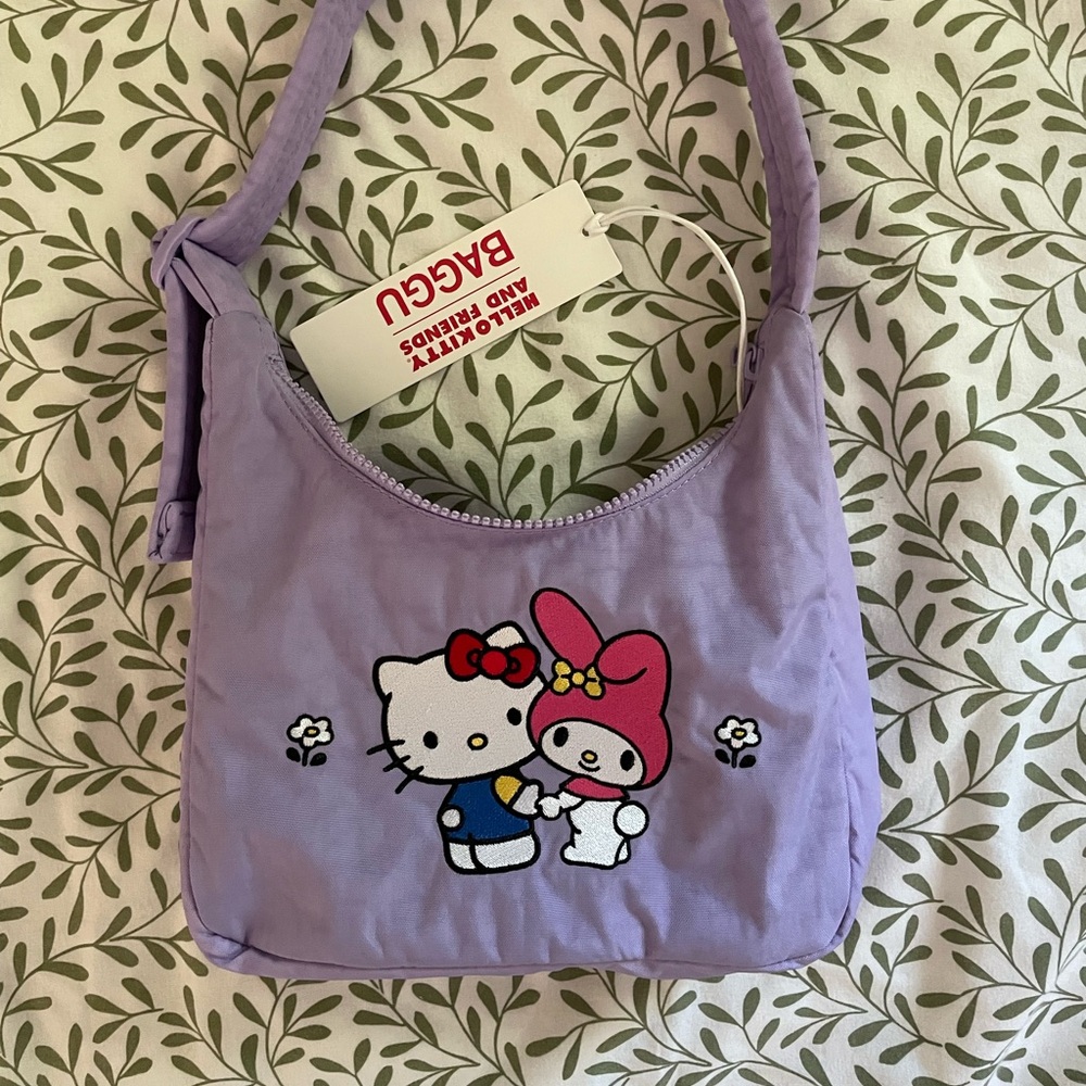 Baggu Hello kitty my melody mini nylon shoulder bag